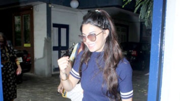Photos: Jacqueline Fernandez spotted at a dubbing studio in Bandra