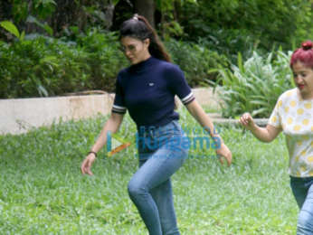 Photos: Jacqueline Fernandez spotted at a dubbing studio in Bandra