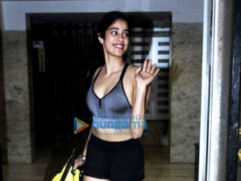Photos: Janhvi Kapoor spotted at the Pilates gym