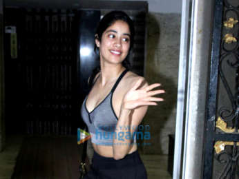 Photos: Janhvi Kapoor spotted at the Pilates gym