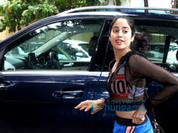 Photos: Janhvi Kapoor spotted at the Pilates gym