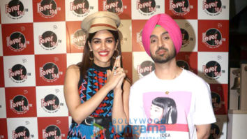 Photos: Kriti Sanon and Diljit Dosanjh grace the song launch of ‘Sachiya Mohabbatan’ from their film ‘Arjun Patiala’