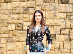 Photos: Kriti Sanon and Diljit Dosanjh snapped promoting their film ‘Arjun Patiala’ in Juhu