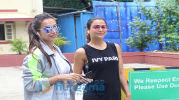 Photos: Malaika Arora and Amrita Arora snapped at I Think Fitness in Bandra