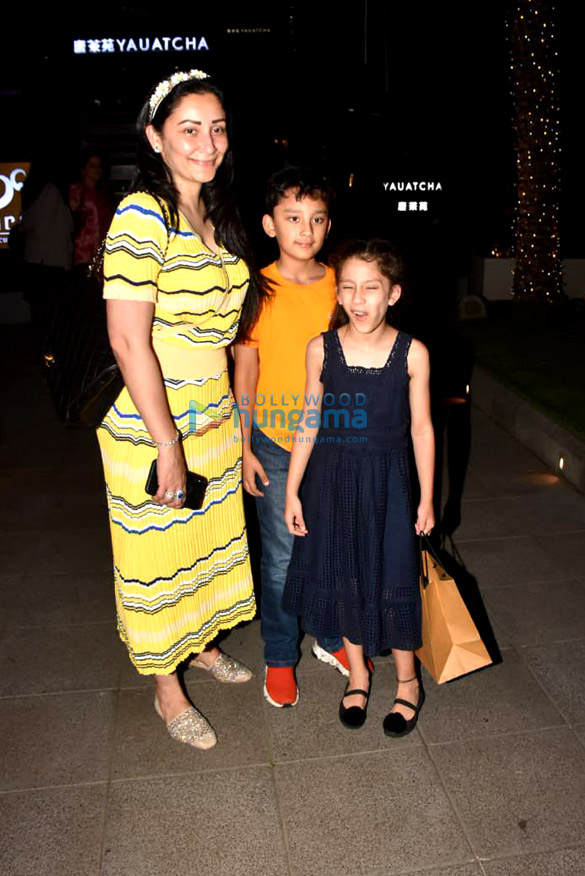 photos manyata dutt spotted with her kids at yauatcha in bkc 3