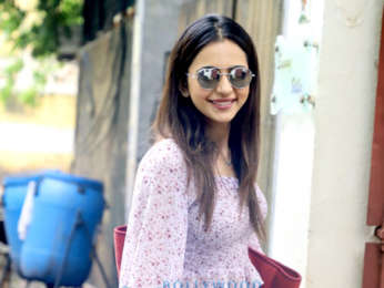 Photos: Rakul Preet Singh snapped at a dubbing studio in Juhu