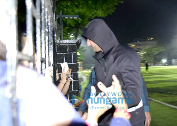 photos ranbir kapoor snapped taking selfies with fans during a football match 3