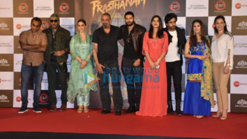 Photos: Sanjay Dutt, Manyata Dutt and others snapped attending the teaser launch of Prasthanam