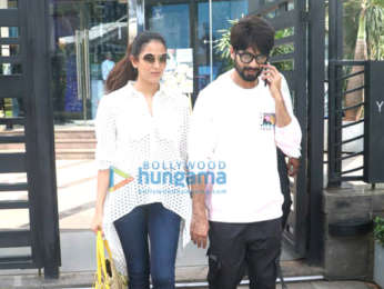 Photos: Shahid Kapoor and Mira Rajput spotted at Yauatcha in BKC