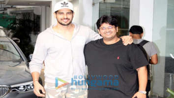 Photos: Sidharth Malhotra and Milap Zaveri snapped at a dubbing studio in Juhu