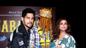 Photos: Sidharth Malhotra and Parineeti Chopra snapped at the trailer launch of Jabariya Jodi