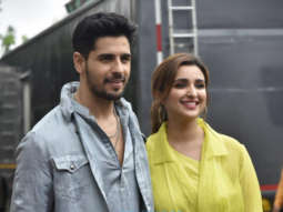 Photos: Sidharth Malhotra and Parineeti Chopra snapped promoting Jabariya Jodi on sets of Dance India Dance