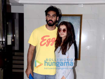 Photos: Tara Sutaria and Ahan Shetty snapped at Milan Luthria's office
