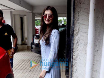 Photos: Tara Sutaria and Ahan Shetty snapped at Milan Luthria's office