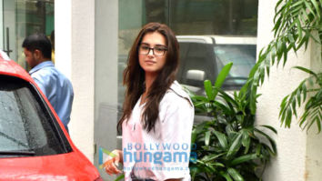 Photos: Tara Sutaria snapped at a dubbing studio in Juhu