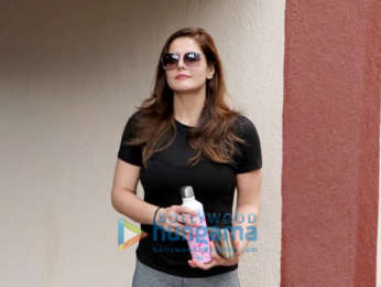 Photos: Zareen Khan spotted at the Pilates gym