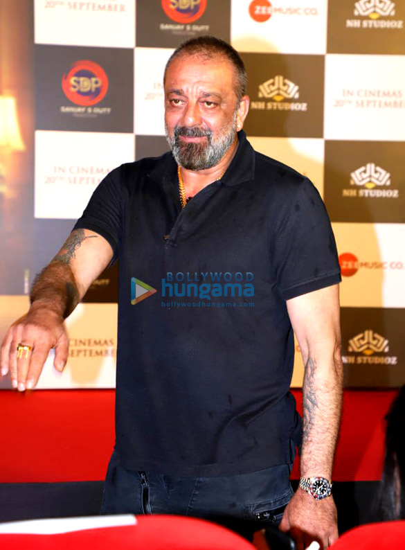 sanjay duttmanyata dutt snapped attending the teaser launch of prasthanam 1