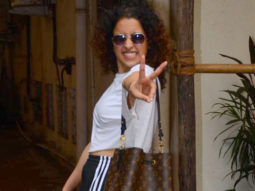 Sanya Malhotra spotted at K1 office in Andheri