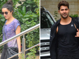 Shraddha Kapoor and Varun Dhawan spotted at dance class for rehearsal