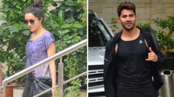 Shraddha Kapoor and Varun Dhawan spotted at dance class for rehearsal