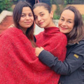 Snuggle Bugs Alia Bhatt posing with mother Soni Razdan and sister Shaheen Bhatt is your daily dose of cuteness!