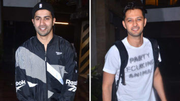 Varun Dhawan & Vatsal Sheth spotted at Gym in Juhu