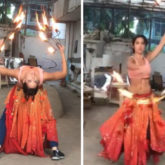 WATCH VIDEO: Nora Fatehi training with fire-hoops for ‘O Saki Saki’ is one video you shouldn’t miss!