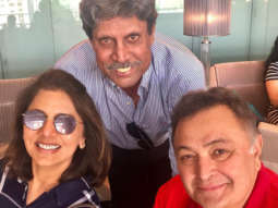 After Bollywood celebs, cricket legend Kapil Dev meets Rishi Kapoor and Neetu Kapoor in the U.S