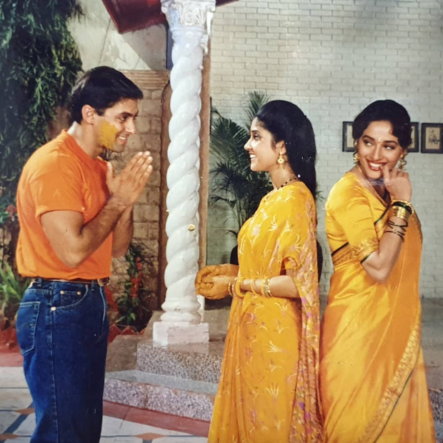 25 Years Of Hum Aapke Hain Koun: Madhuri Dixit, Renuka Shahane and Anupam Kher relive the gold old times with Salman Khan
