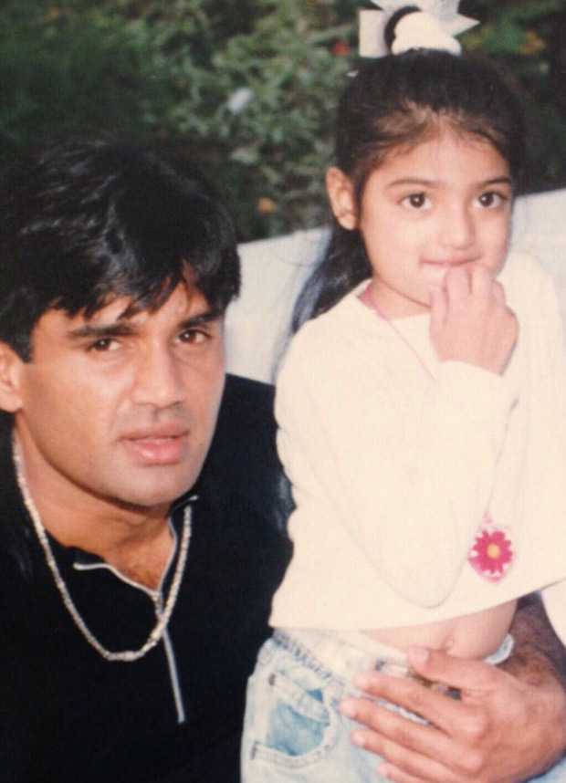 Athiya Shetty wishes her dad Suniel Shetty for his birthday with this throwback image