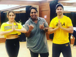 Coolie No 1: Varun Dhawan and Sara Ali Khan begin rehearsals for a peppy dance number with Ganesh Acharya