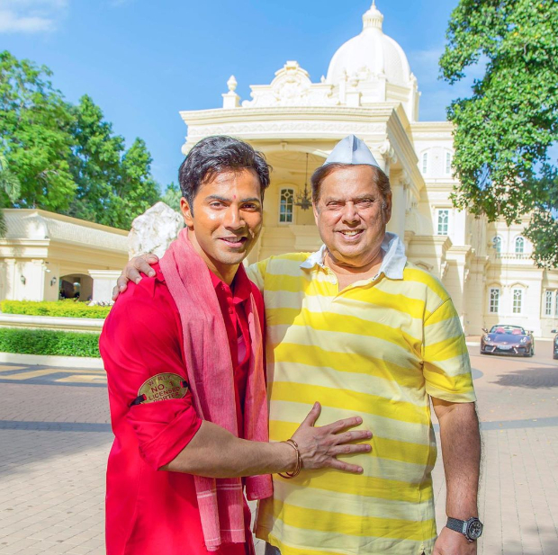 Coolie No 1: Varun Dhawan shares his look while wishing his dad David Dhawan on his birthday Coolie No 1: Varun Dhawan shares his look while wishing his dad David Dhawan on his birthday