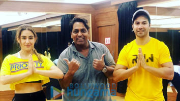 On The Sets From The Movie Coolie No. 1