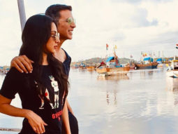 PHOTOS: Akshay Kumar and Kiara Advani strike a pose on a jetty while shooting for Laxmmi Bomb