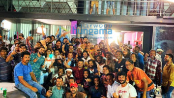 on the sets of the movie Pagalpanti