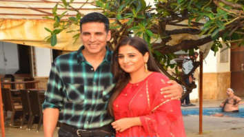 Photos: Akshay Kumar and Vidya Balan snapped promote their film ‘Mission Mangal’