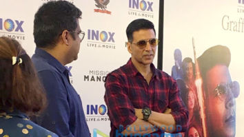 Photos: Akshay Kumar snapped promoting his film ‘Mission Mangal’