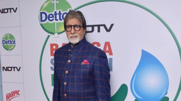 Photos: Amitabh Bachchan attends the launch of NDTV Dettol Banega Swachh India season 6