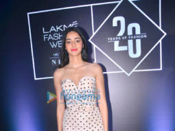 Photos: Ananya Panday and Manish Malhotra grace the Lakme Fashion Week 2019