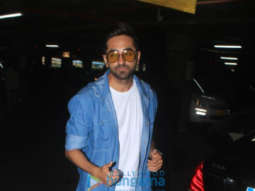 Photos: Ayushmann Khurrana and Ananya Panday snapped at the airport