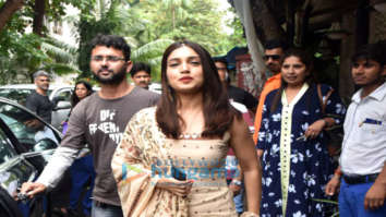 Photos: Bhumi Pednekar snapped at Bayroute in Juhu