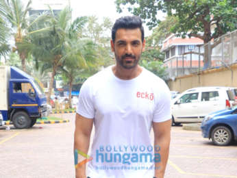 Photos: Cast of Batla House snapped during promotions at JW Marriott, Juhu