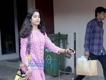 Photos: Janhvi Kapoor and her trainer Namrata Purohit spotted at Pilates studio