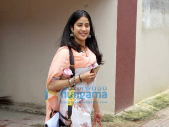 Photos: Janhvi kapoor And Pooja Hegde spotted after her Pilates session