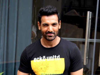 Photos: John Abraham & director Nikhil Advani snapped during Batla House promotions