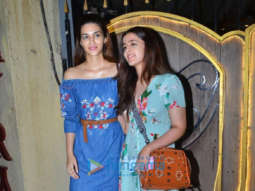 Photos: Kriti Sanon and Nupur Sanon Snapped at Myrah Spa in Juhu