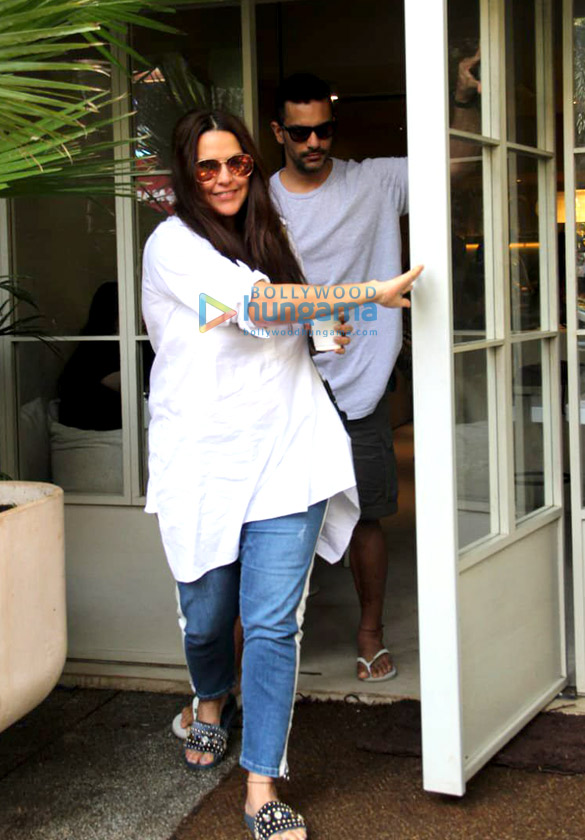 photos neha dhupia and angad bedi spotted at sequel cafe in bandra 1