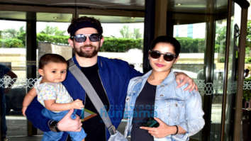 Photos: Neil Nitin Mukesh snapped with his family at JW Marriott in Juhu