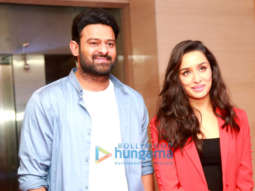 Photos: Prabhas and Shraddha Kapoor snapped at the press meet of Saaho