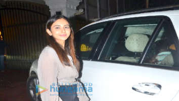 Photos: Rakul Preet Singh spotted at Anand Pandit’s office in Juhu